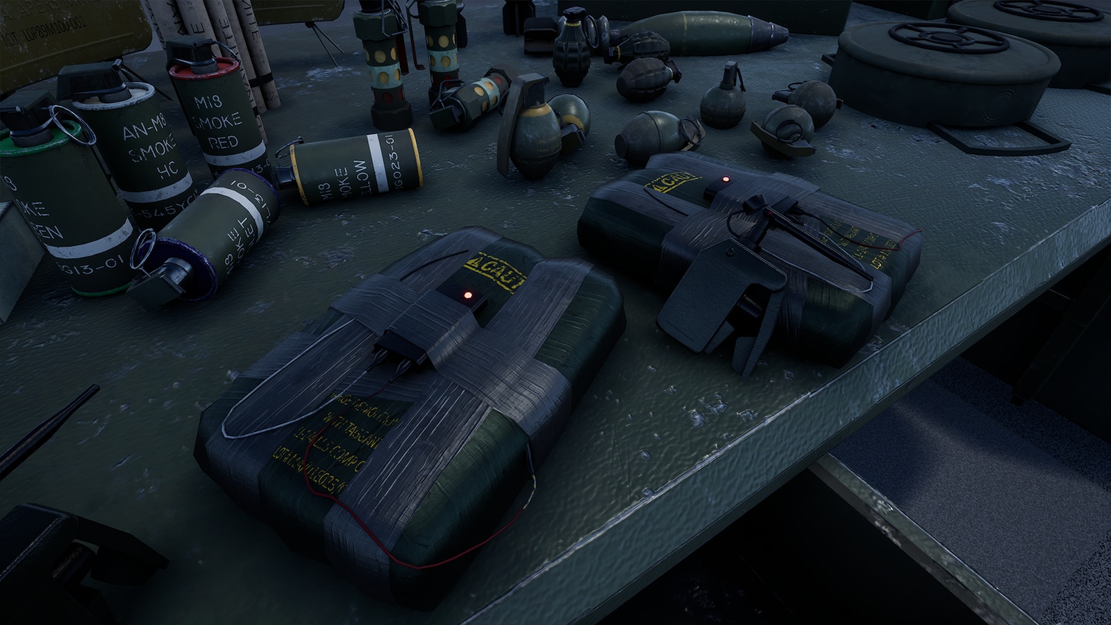 Knives, Explosives, and Ammunition - Military Props Pack